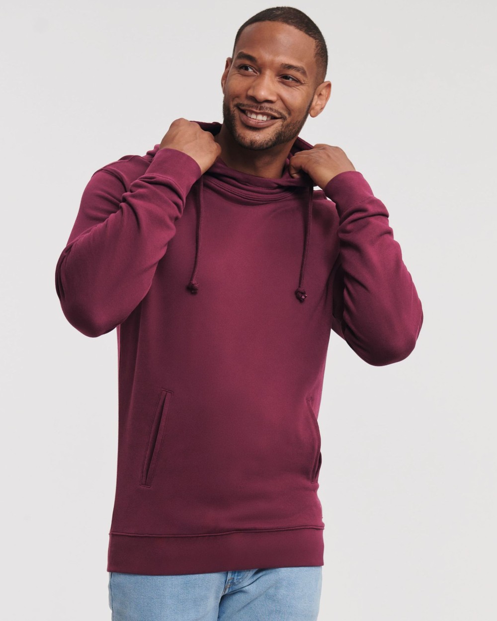 Sweaters & hoodies RUSSELL PURE ORGANIC HOODED SWEAT voor bedrukking &amp; borduring