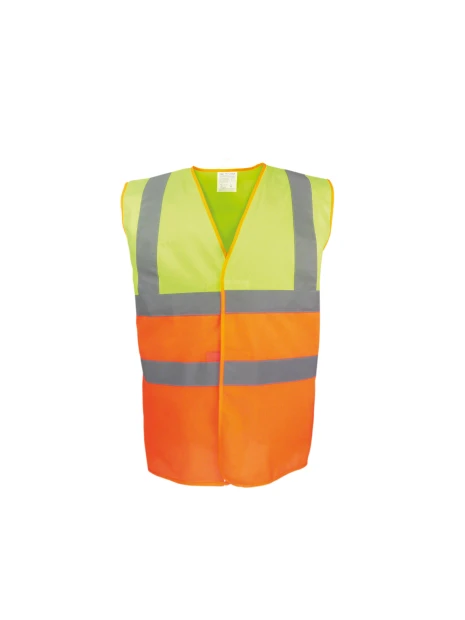 YOKO Gilet haute visibilité bicolore /api/colors/ec61f38a-6e6c-4573-976c-934863e417fc personnalisable