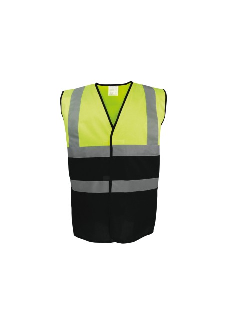 YOKO Gilet haute visibilité bicolore /api/colors/e260546d-71b2-4879-9030-d7108c3f444f personnalisable