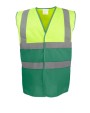 Gilets de sécurité personnalisable YOKO Gilet haute visibilité bicolore
