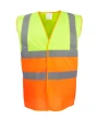 YOKO Gilet haute visibilité bicolore /api/colors/b12e7c83-e578-4288-95b7-62284593e0b5 personnalisable