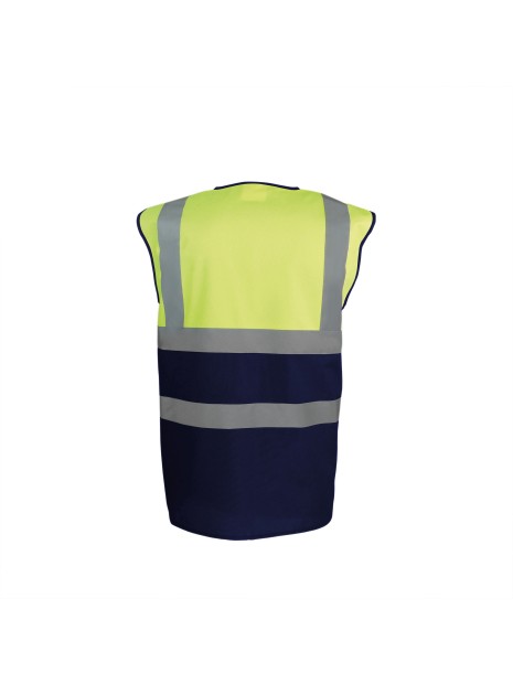 YOKO Gilet haute visibilité bicolore /api/colors/949c44e5-3e5e-4ec0-b861-c892bca4610f personnalisable