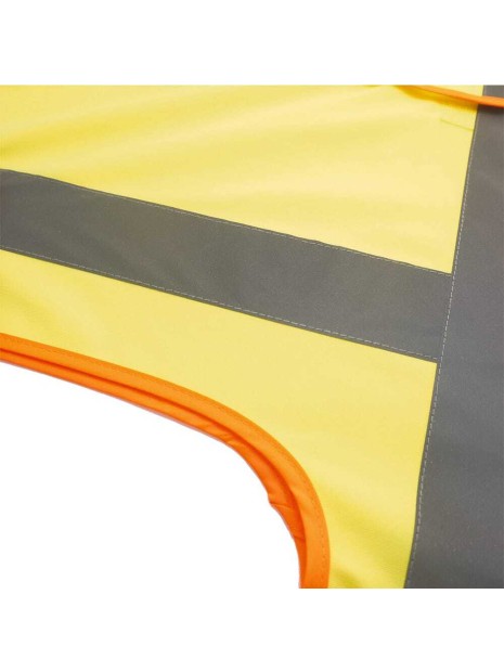 YOKO Gilet haute visibilité bicolore  personnalisable
