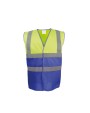 Gilets de sécurité personnalisable YOKO Gilet haute visibilité bicolore