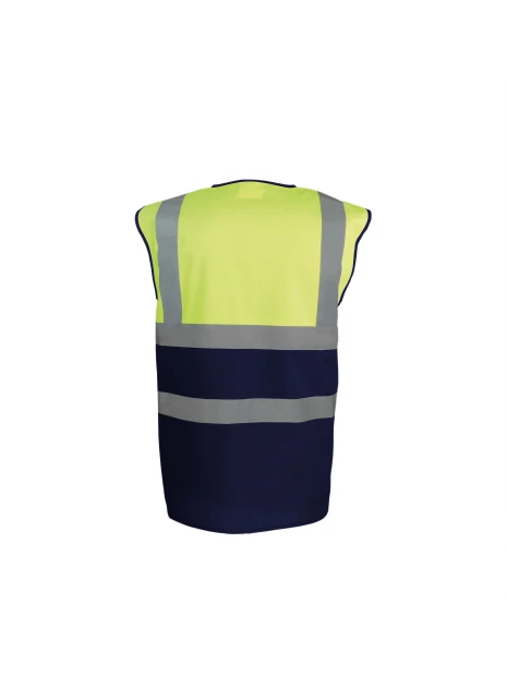 YOKO Gilet haute visibilité bicolore /api/colors/949c44e5-3e5e-4ec0-b861-c892bca4610f personnalisable