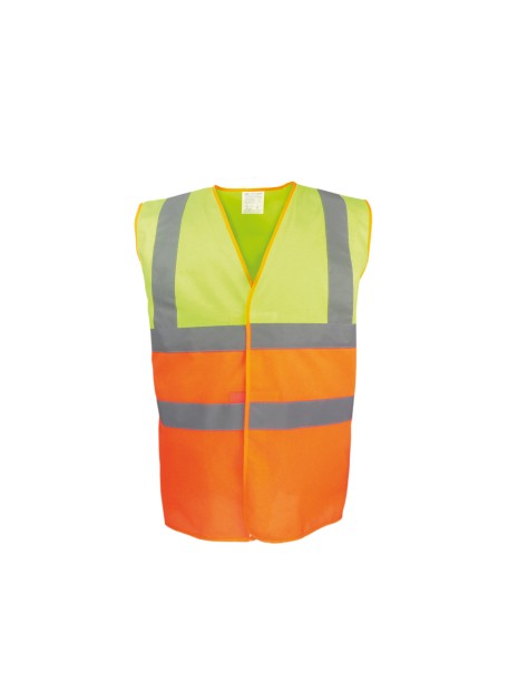 YOKO Gilet haute visibilité bicolore /api/colors/ec61f38a-6e6c-4573-976c-934863e417fc personnalisable