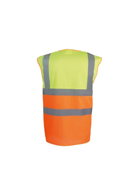 YOKO Gilet haute visibilité bicolore /api/colors/ec61f38a-6e6c-4573-976c-934863e417fc personnalisable