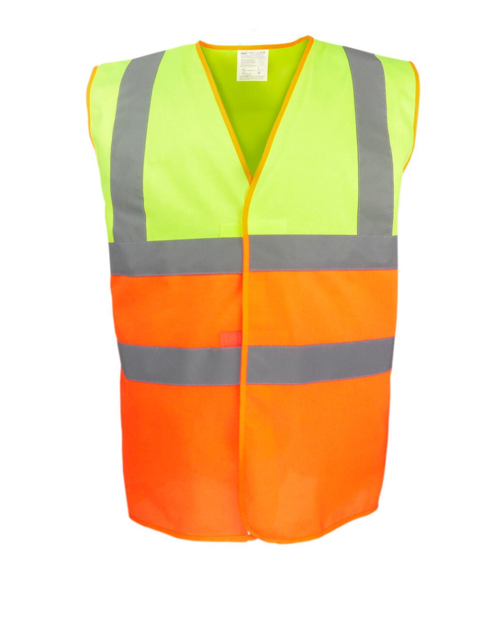 Fluo vestjes YOKO Tweekleurig veiligheidshesje voor bedrukking &amp; borduring