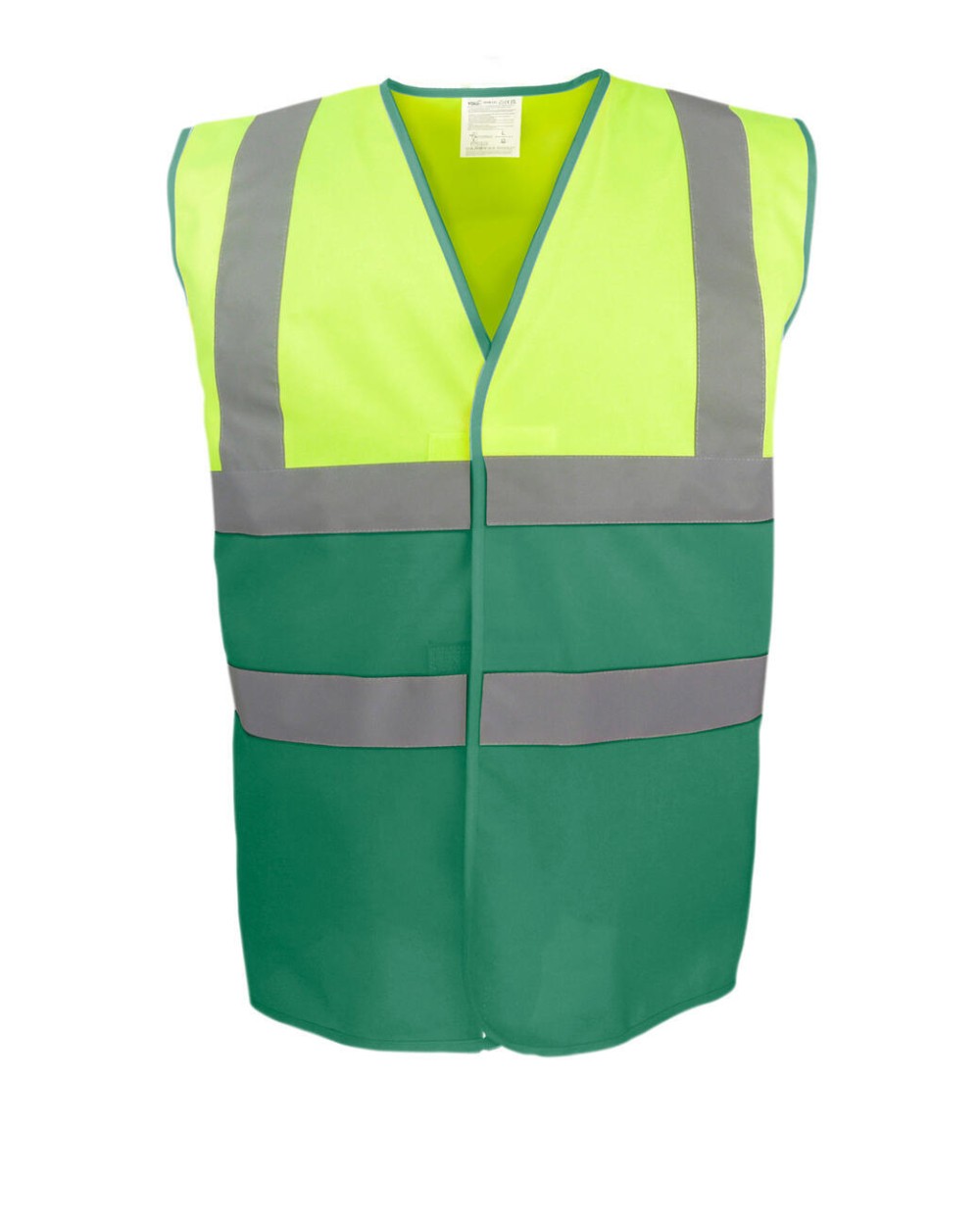 Fluo vestjes YOKO Tweekleurig veiligheidshesje voor bedrukking &amp; borduring