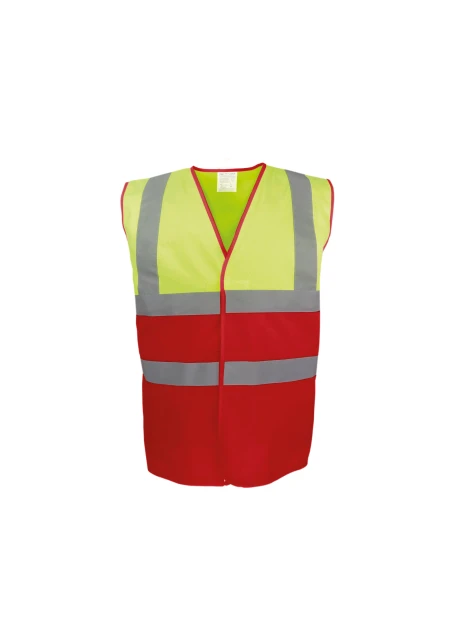 YOKO Gilet haute visibilité bicolore /api/colors/35df9144-276d-47f1-8a33-3184609a7171 personnalisable