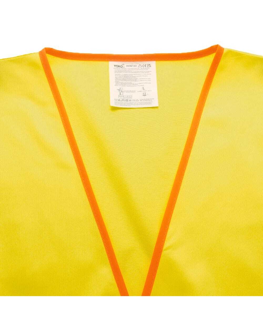 Gilets de sécurité personnalisable YOKO Gilet haute visibilité bicolore