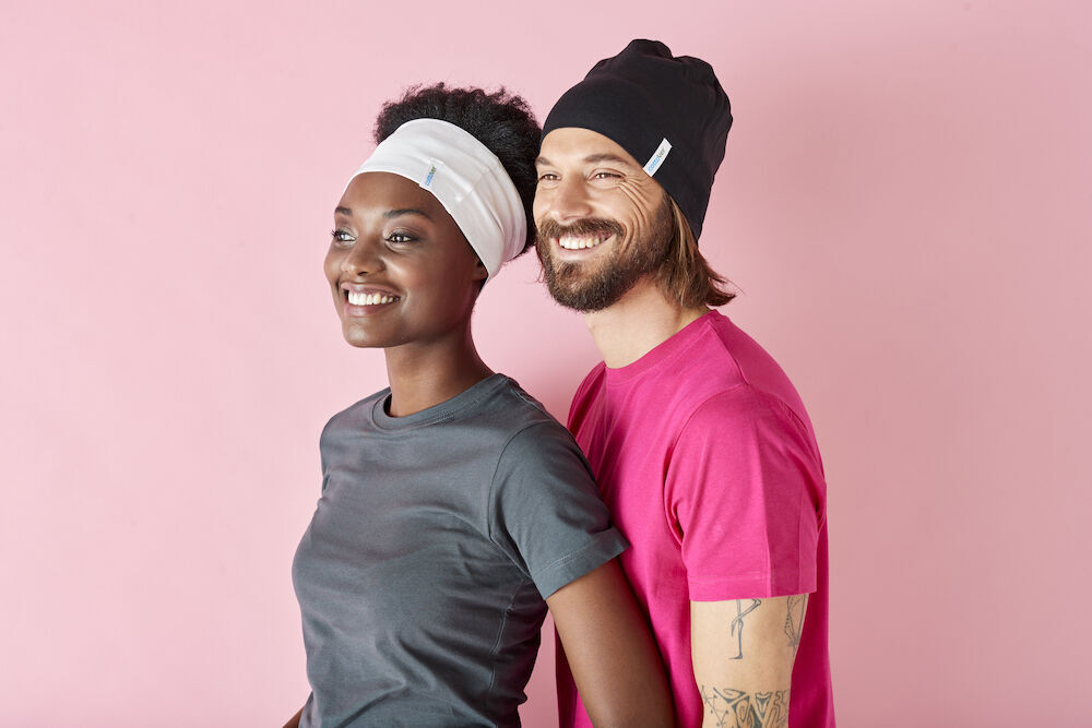 Mutsen COTTOVER HAARBAND - GOTS GECERTIFICEERD voor bedrukking &amp; borduring