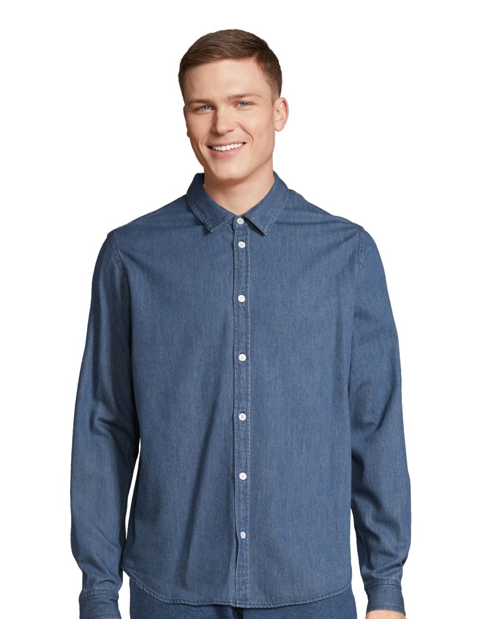 NEOBLU Men´s High-End Denim Shirt Bennett Hemden personalisierbar