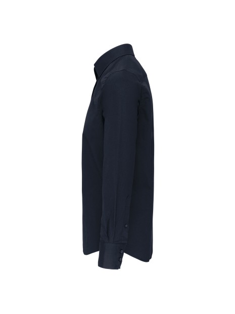 KARIBAN Chemise coton / élasthanne manches longues homme /api/colors/b68891a9-1d28-4f7a-8deb-775c45027afd personnalisable