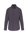 Chemises personnalisable KARIBAN Chemise coton / élasthanne manches longues homme