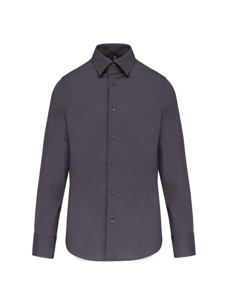 KARIBAN Chemise coton / élasthanne manches longues homme /api/colors/a74dfbdb-7821-4e15-a7e5-fe07498d41c7 personnalisable