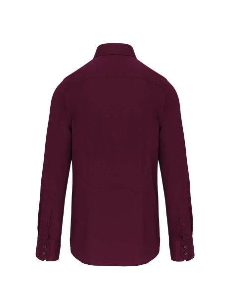 KARIBAN Chemise coton / élasthanne manches longues homme /api/colors/3f4410b9-f80f-412a-9aa8-9260cc84003d personnalisable