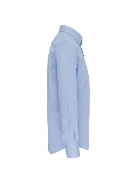 KARIBAN Chemise coton / élasthanne manches longues homme /api/colors/4c8673c9-9f30-4885-8015-c784ca13e566 personnalisable