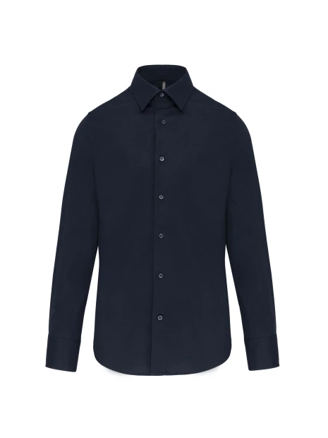 KARIBAN Chemise coton / élasthanne manches longues homme /api/colors/b68891a9-1d28-4f7a-8deb-775c45027afd personnalisable