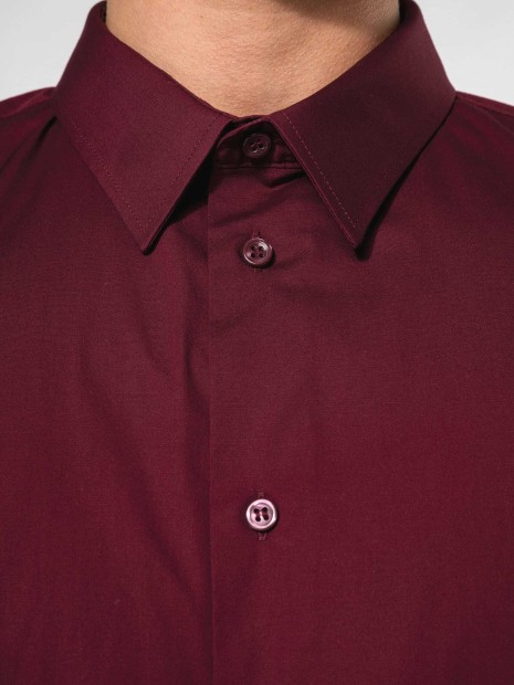 Chemises à personnaliser KARIBAN Chemise coton / élasthanne manches longues homme 