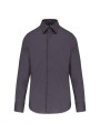 KARIBAN Chemise coton / élasthanne manches longues homme /api/colors/a74dfbdb-7821-4e15-a7e5-fe07498d41c7 personnalisable