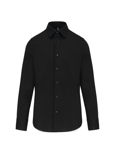 KARIBAN Chemise coton / élasthanne manches longues homme /api/colors/b9fdad4a-5e94-45cb-8c03-c08b349b28c3 personnalisable