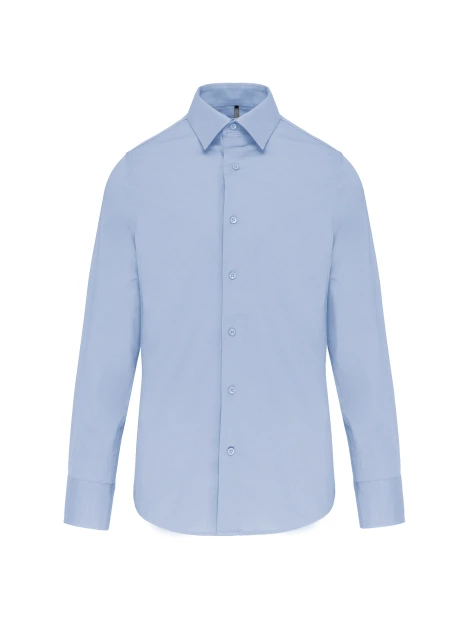 KARIBAN Chemise coton / élasthanne manches longues homme /api/colors/4c8673c9-9f30-4885-8015-c784ca13e566 personnalisable
