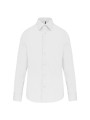 KARIBAN Chemise coton / élasthanne manches longues homme /api/colors/7a92cd2d-10d2-40b4-928b-296bb7487506 personnalisable
