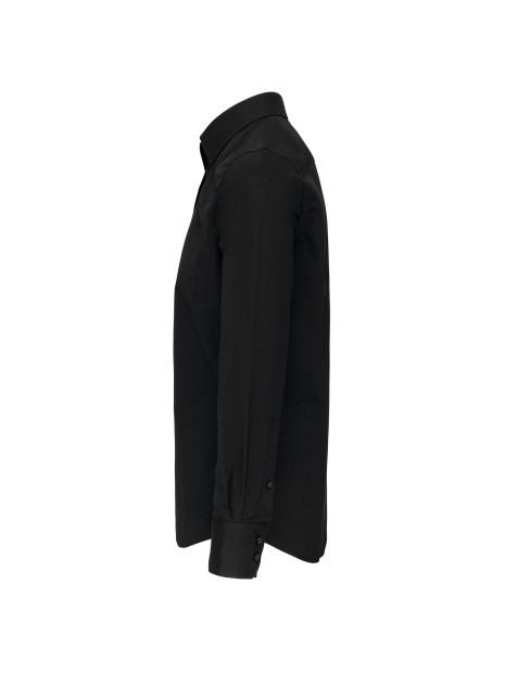 KARIBAN Chemise coton / élasthanne manches longues homme /api/colors/b9fdad4a-5e94-45cb-8c03-c08b349b28c3 personnalisable