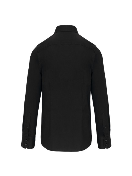 KARIBAN Chemise coton / élasthanne manches longues homme /api/colors/b9fdad4a-5e94-45cb-8c03-c08b349b28c3 personnalisable