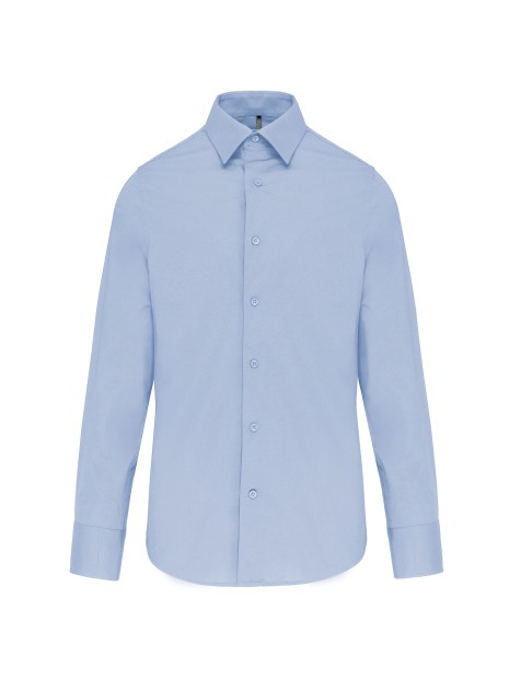 KARIBAN Chemise coton / élasthanne manches longues homme /api/colors/4c8673c9-9f30-4885-8015-c784ca13e566 personnalisable