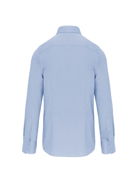 KARIBAN Chemise coton / élasthanne manches longues homme /api/colors/4c8673c9-9f30-4885-8015-c784ca13e566 personnalisable