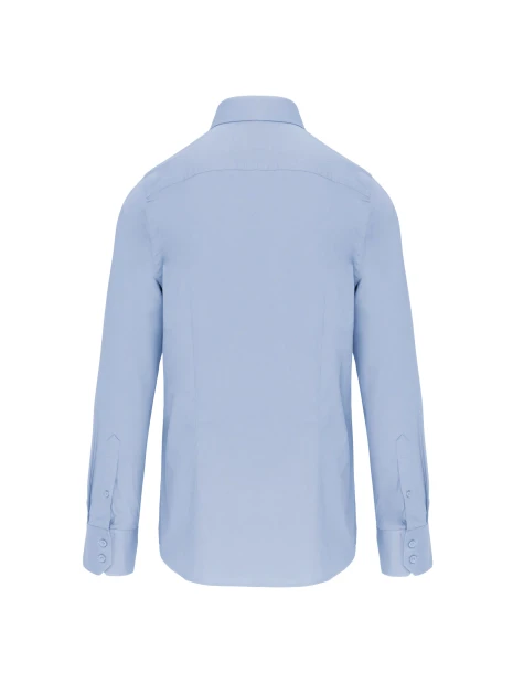 KARIBAN Chemise coton / élasthanne manches longues homme /api/colors/4c8673c9-9f30-4885-8015-c784ca13e566 personnalisable