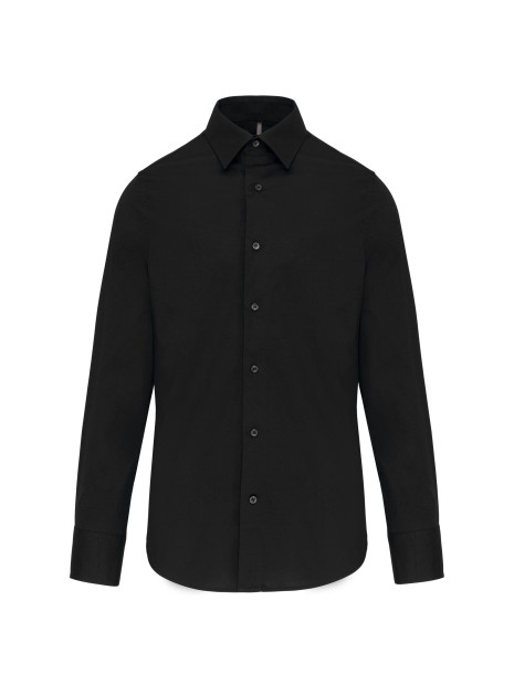 KARIBAN Chemise coton / élasthanne manches longues homme /api/colors/b9fdad4a-5e94-45cb-8c03-c08b349b28c3 personnalisable