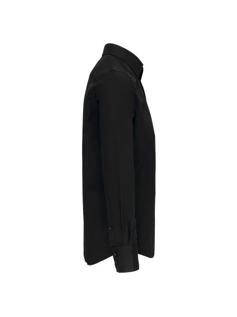KARIBAN Chemise coton / élasthanne manches longues homme /api/colors/b9fdad4a-5e94-45cb-8c03-c08b349b28c3 personnalisable