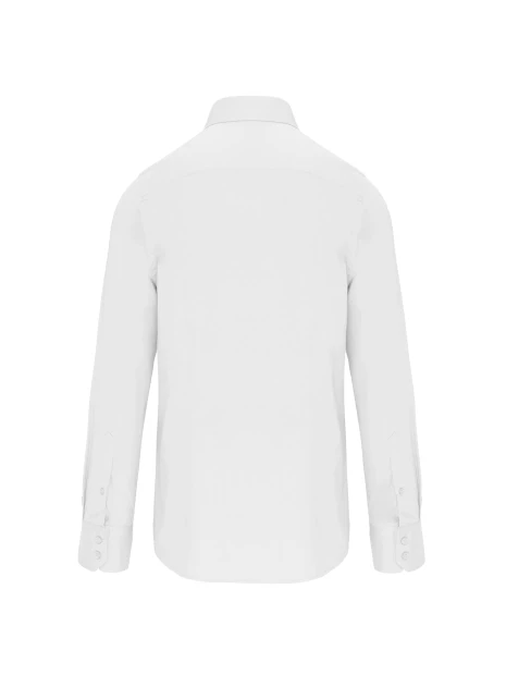 KARIBAN Chemise coton / élasthanne manches longues homme /api/colors/7a92cd2d-10d2-40b4-928b-296bb7487506 personnalisable