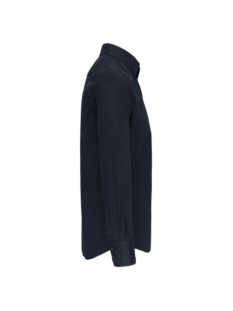 KARIBAN Chemise coton / élasthanne manches longues homme /api/colors/b68891a9-1d28-4f7a-8deb-775c45027afd personnalisable