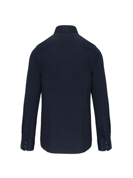 KARIBAN Chemise coton / élasthanne manches longues homme /api/colors/b68891a9-1d28-4f7a-8deb-775c45027afd personnalisable