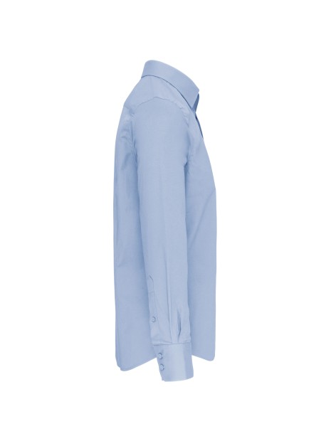 KARIBAN Chemise coton / élasthanne manches longues homme /api/colors/4c8673c9-9f30-4885-8015-c784ca13e566 personnalisable