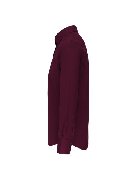 KARIBAN Chemise coton / élasthanne manches longues homme /api/colors/3f4410b9-f80f-412a-9aa8-9260cc84003d personnalisable