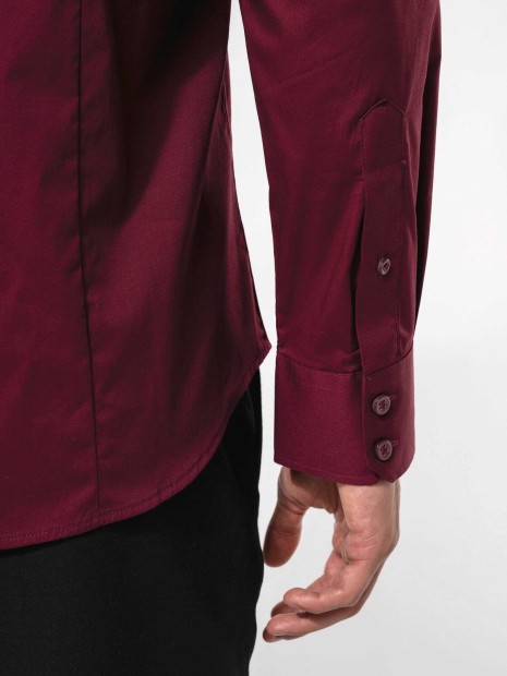 Chemises à personnaliser KARIBAN Chemise coton / élasthanne manches longues homme 