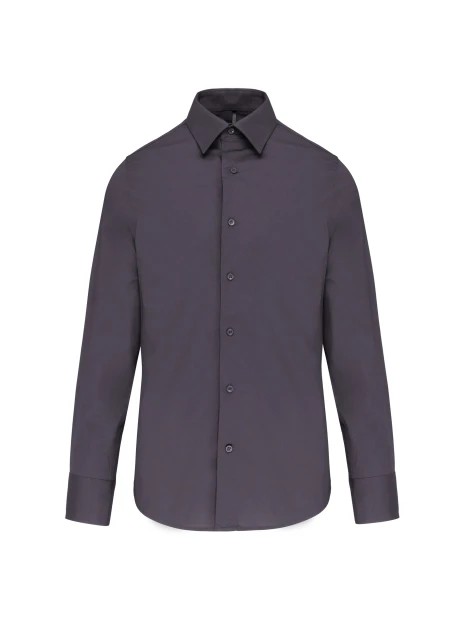 KARIBAN Chemise coton / élasthanne manches longues homme /api/colors/a74dfbdb-7821-4e15-a7e5-fe07498d41c7 personnalisable
