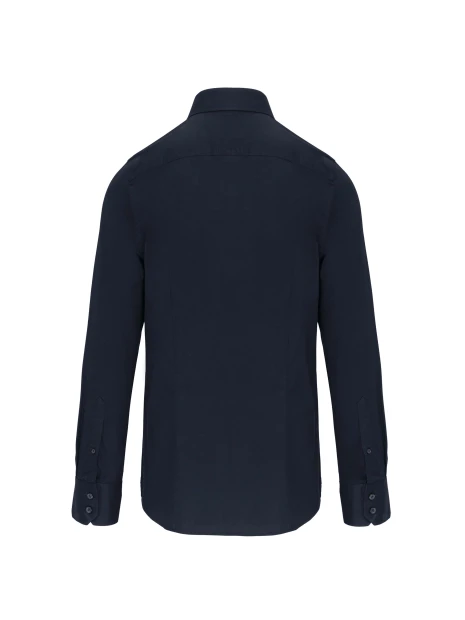 KARIBAN Chemise coton / élasthanne manches longues homme /api/colors/b68891a9-1d28-4f7a-8deb-775c45027afd personnalisable