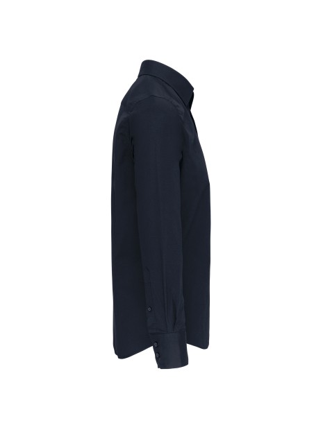 KARIBAN Chemise coton / élasthanne manches longues homme /api/colors/b68891a9-1d28-4f7a-8deb-775c45027afd personnalisable