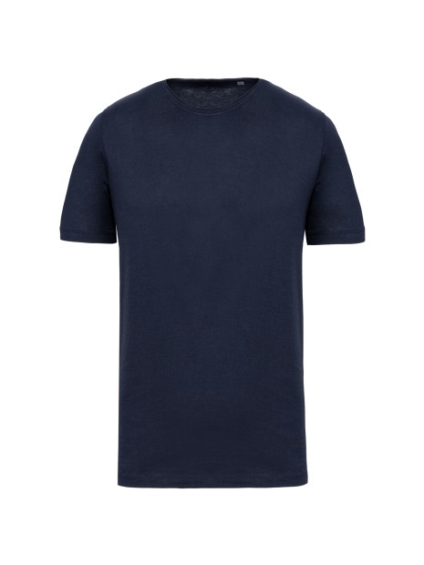 KARIBAN T-shirt Bio col à bords francs manches courtes homme /api/colors/b68891a9-1d28-4f7a-8deb-775c45027afd personnalisable