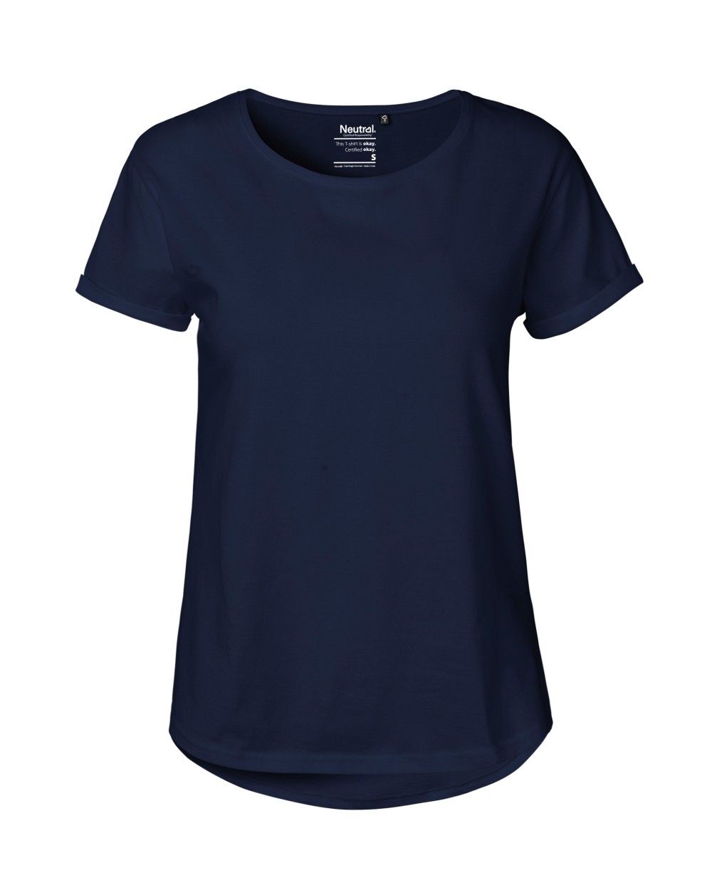 T-shirts NEUTRAL Ladies` Roll Up Sleeve T-Shirt voor bedrukking &amp; borduring