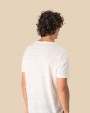 T-shirts SPASSO Linnen heren-t-shirt ronde hals kraag voor bedrukking &amp; borduring