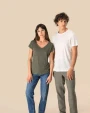 T-shirts SPASSO Linnen heren-t-shirt ronde hals kraag voor bedrukking &amp; borduring