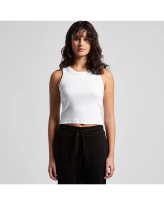 T-Shirts personnalisable As Colour Wo's Organic Rib Crop Tank