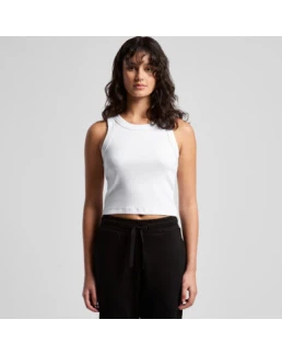 Wo's Organic Rib Crop Tank